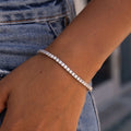 Bracelet 8Shine — Tennis à Diamants en Or Blanc 3mm