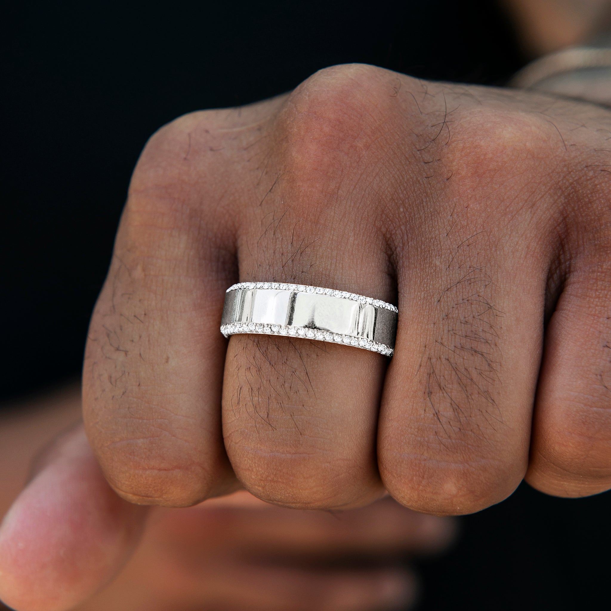 Bague 8Shine – Diamond Edge en Or Blanc