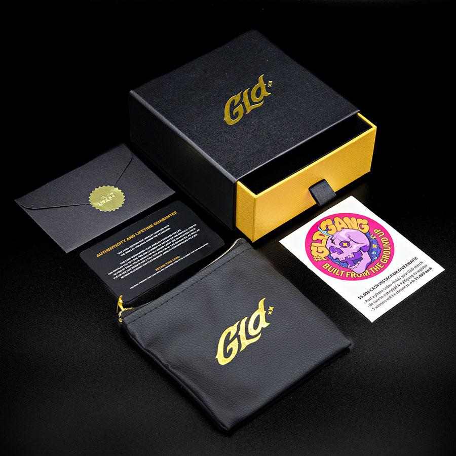 Bracelet 8Shine — Herringbone en Or Jaune 6mm