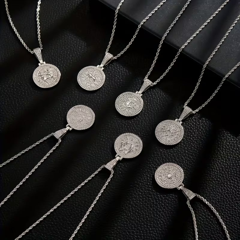 Pendentif 8Shine - Signe du Zodiaque Plaqué en Argent