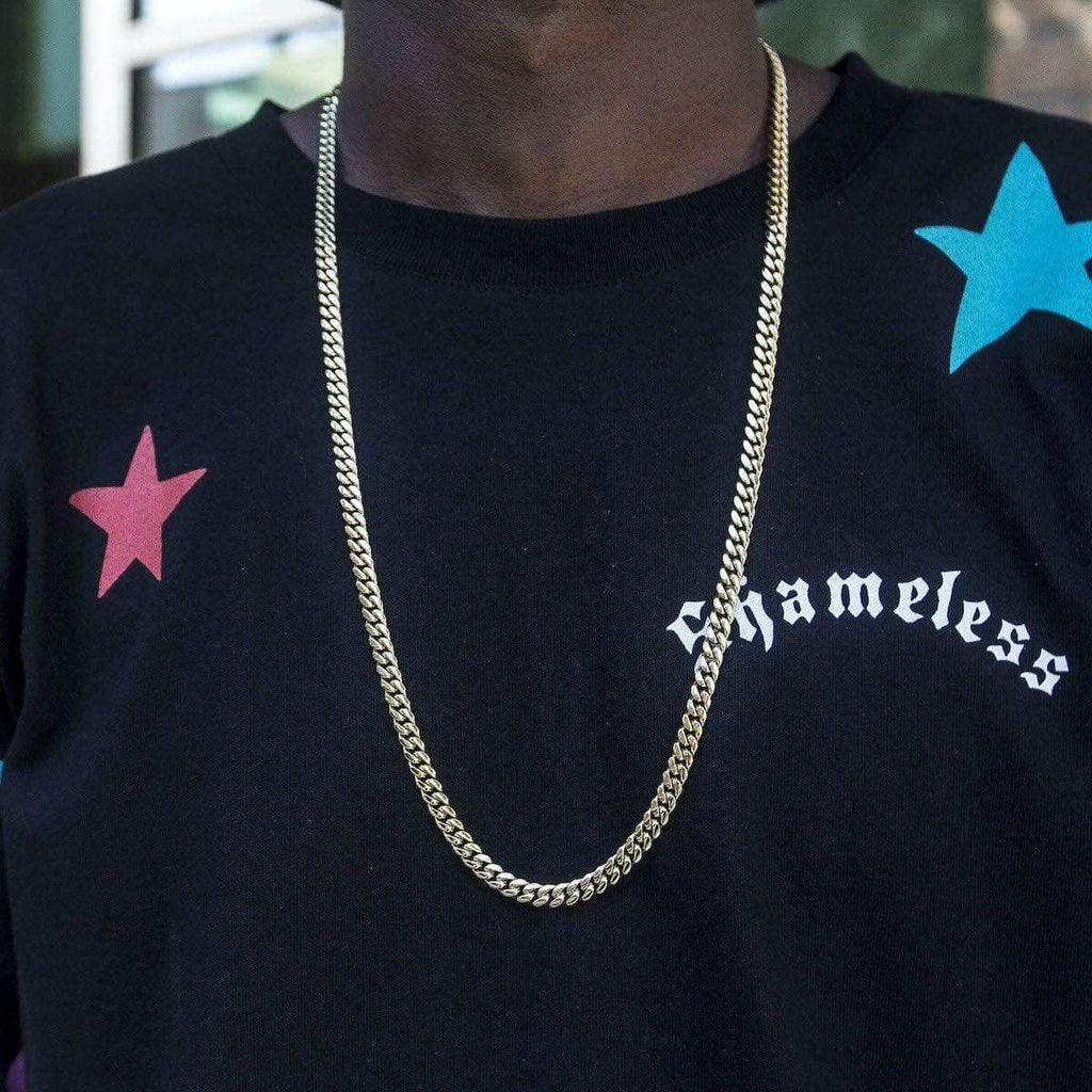 Chaîne Cuban Signature 8Shine en Or jaune – 6 mm