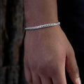 Bracelet Cuban Link 8Shine Or Blanc - 5mm