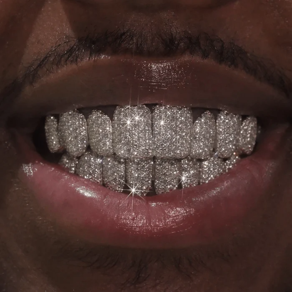 The Iced Silver Grillz