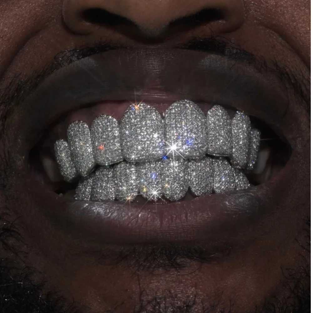 The Iced Silver Grillz