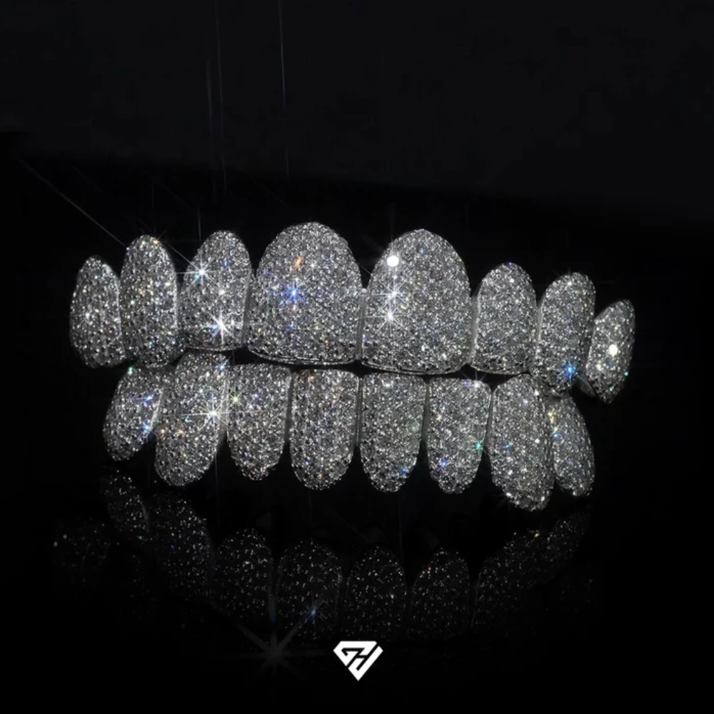 The Iced Silver Grillz