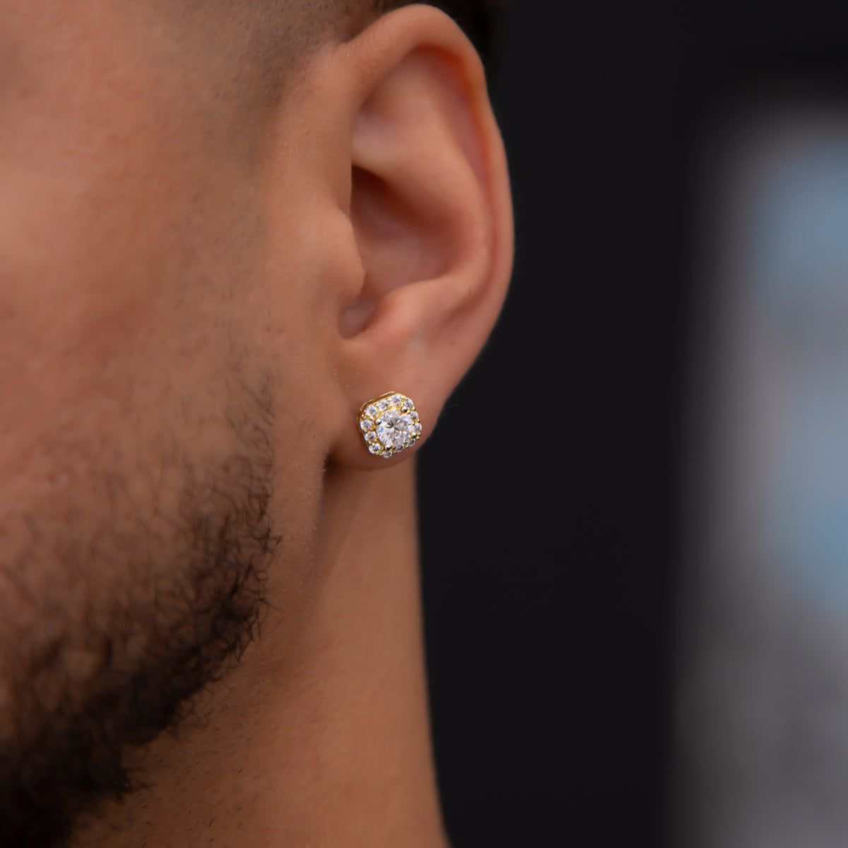 Boucles d’Oreilles Micro Clustered Diamond 8Shine