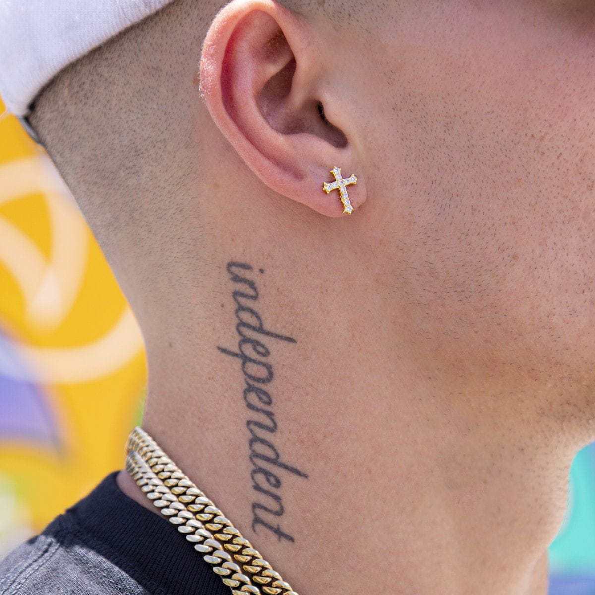 Boucles d’Oreilles 8Shine – Micro Cross Stud