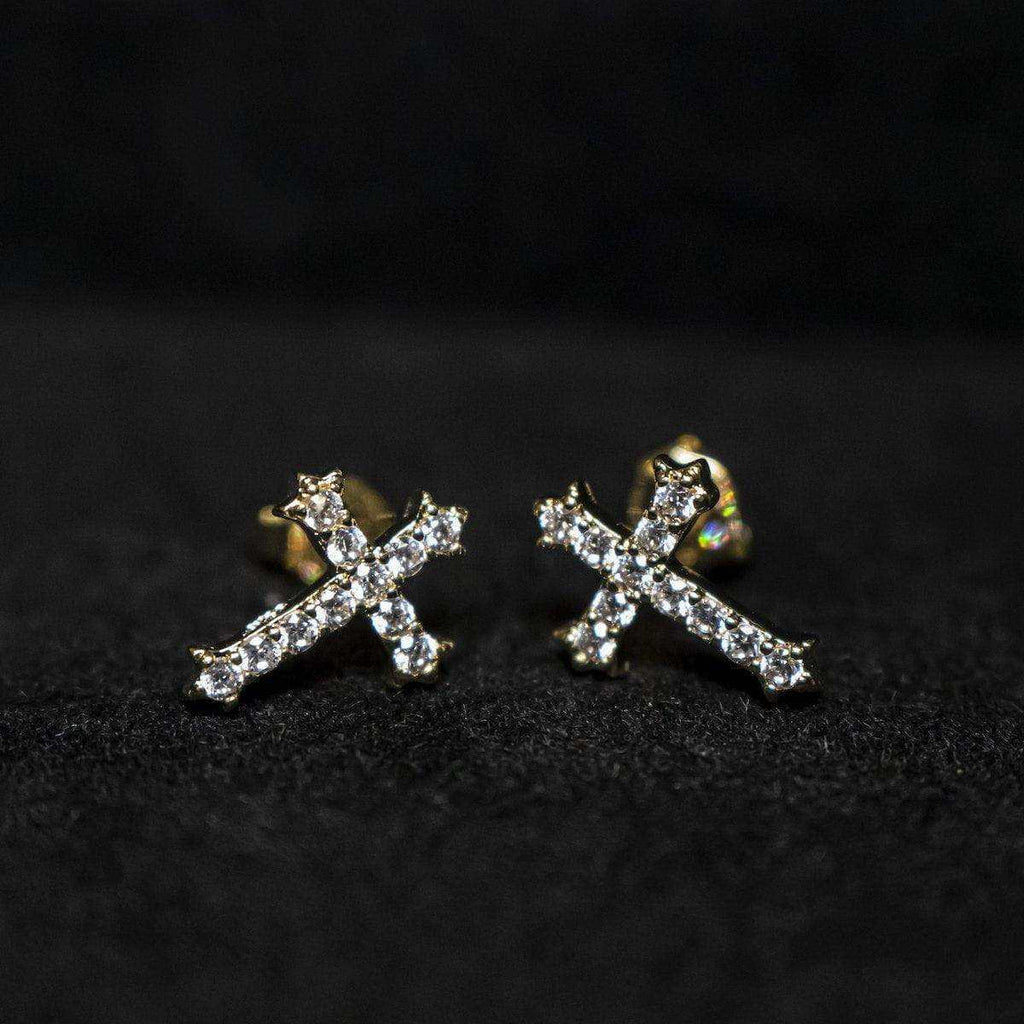 Boucles d’oreilles 8Shine — Micro Cross Stud