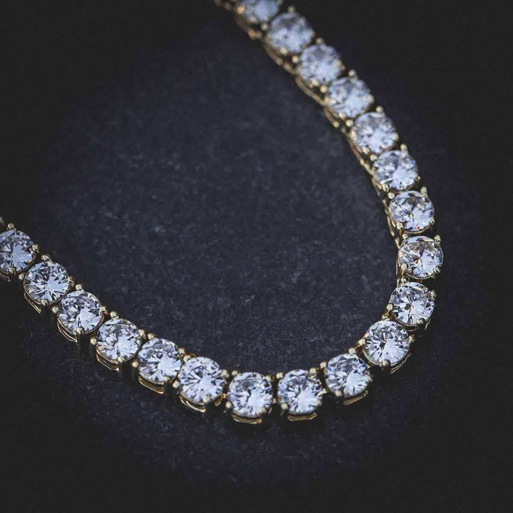 Collier 8Shine Diamond Tennis Or jaune - 5 mm